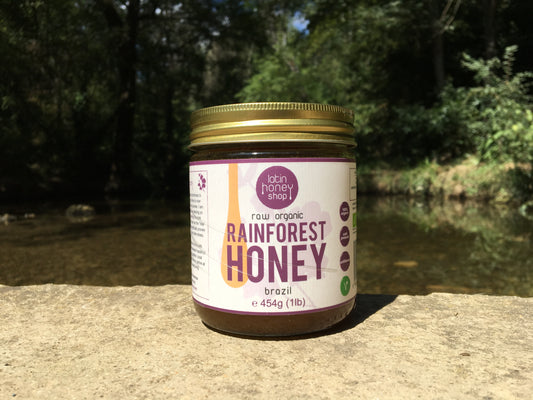 Miel de forêt tropicale biologique cru du magasin de miel latin du Brésil