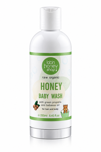 NEW Raw Organic Brazilian Honey Baby Wash 250ml