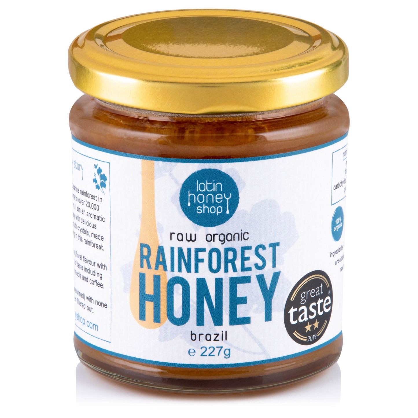 Raw Organic Rainforest Honey From Brazil 227g