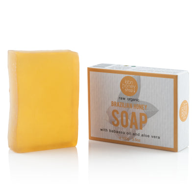 NEW Raw Organic Brazilian Honey Soap Bar