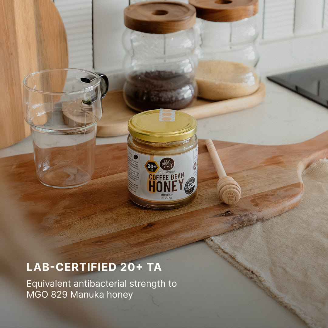 Raw Organic Coffee Bean Honey 20+ ACTIVE