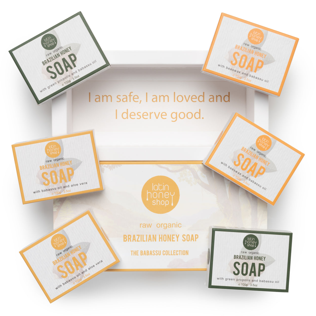 Raw Organic Brazilian Honey Soap Gift Set - Latin Honey Shop