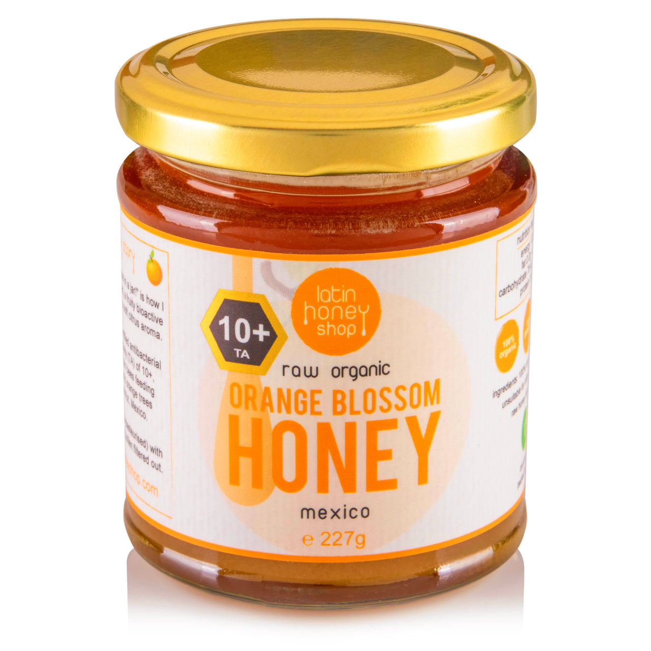 Latin Honey Shop 10+ Active Raw Organic Orange Blossom Honey From Mexico