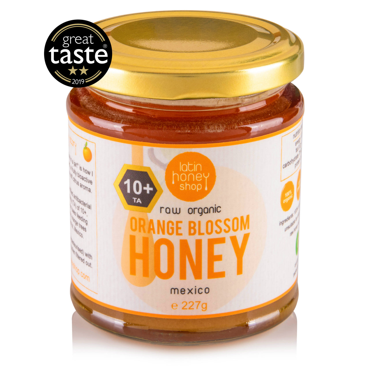 Latin Honey Shop 10+ Active Raw Organic Orange Blossom Honey From Mexico