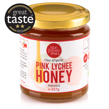 Raw Organic Pink Lychee Honey From Mexico