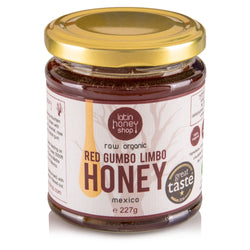 Rå Økologisk Rød Gumbo Limbo Honning fra Mexico 227g Latin Honning Shop